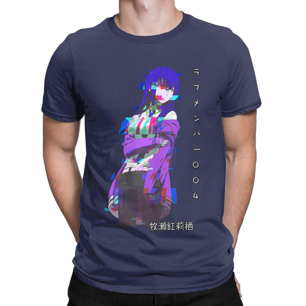 Vintage Steins Gate Kurisu Makise T-Shirt Men O Neck 100% Cotton T Shirts A.K.A Christina Short Sleeve Tee Shirt Clothing 4XL
Vintage Steins Gate Kurisu Makise T-Shirt Men O Neck 100% Cotton T Shirts A.K.A Christina Short Sleeve Tee Shirt Clothing 4XL