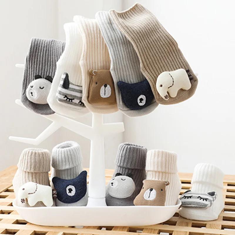 Spring Newborn Cartoon Animal Baby White Non-slip Socks Autumn Soft Cotton Girls Infant Boy Anti Slip Floor Socks Accessories 0-6 months
Spring Newborn Cartoon Animal Baby White Non-slip Socks Autumn Soft Cotton Girls Infant Boy Anti Slip Floor Socks Accessories 0-6 months