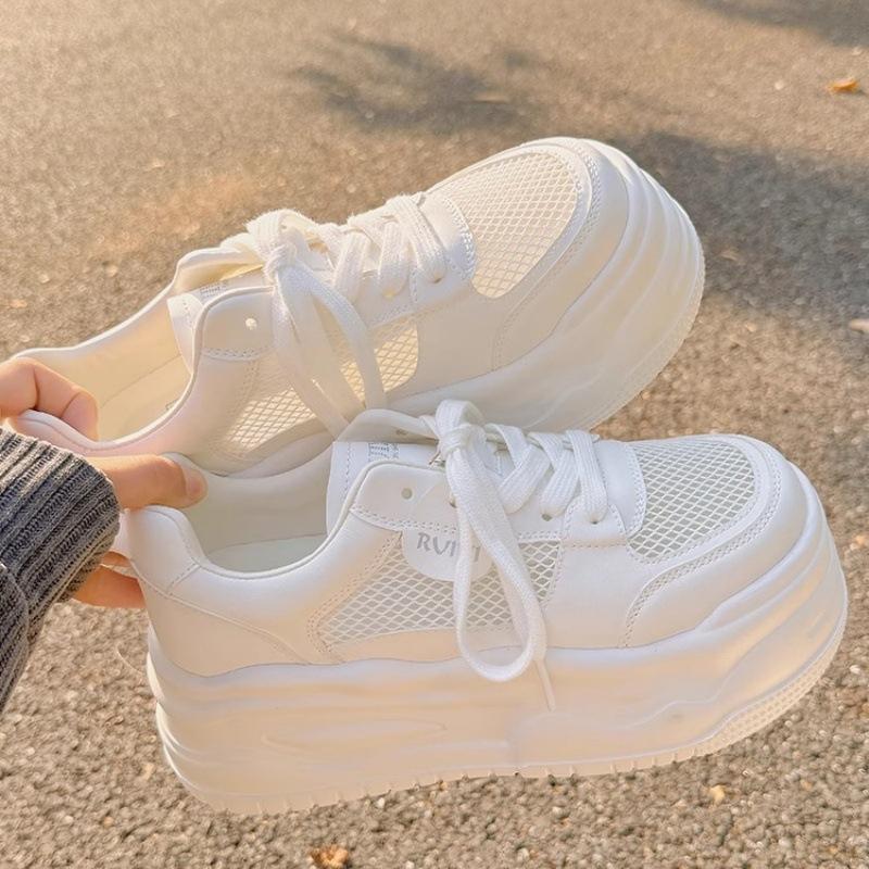 Thick-soled heightening little white shoes women s summer breathable mesh casual sports shoes 35
Thick-soled heightening little white shoes women s summer breathable mesh casual sports shoes 35