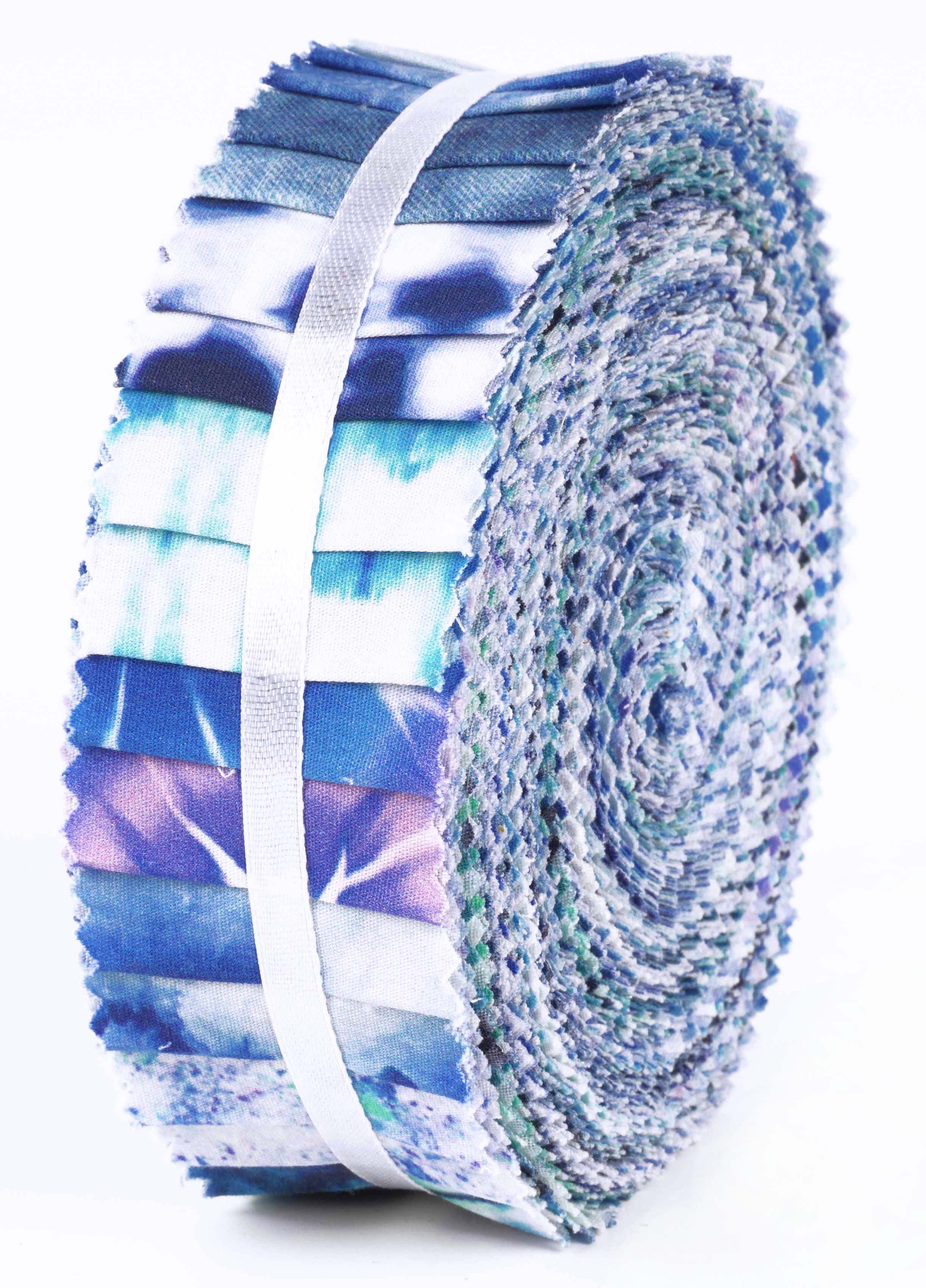 Soimoi, 40 шт. бавовняної тканини з принтом Tie Dye для стьобання, 2,5x42 дюйма, желейний рулон - 1.5x42inches синій
Soimoi, 40 шт. бавовняної тканини з принтом Tie Dye для стьобання, 2,5x42 дюйма, желейний рулон - 1.5x42inches синій