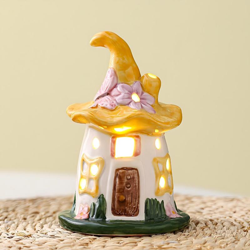 Ceramic Magic Hat Lamp,Floral Village Houses Lamp, Night Light,Light Up Xmas Porcelain Village Dream Greenhouses Holiday E
Ceramic Magic Hat Lamp,Floral Village Houses Lamp, Night Light,Light Up Xmas Porcelain Village Dream Greenhouses Holiday E