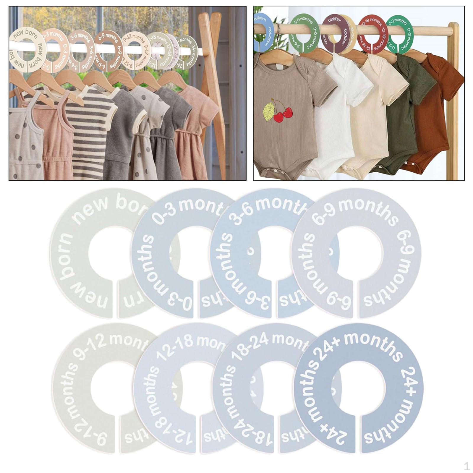 8 Pieces Wardrobe Dividers for Babies Clothes Organizer Nursery Room Decor Hanger Separator Divides blue colors
8 Pieces Wardrobe Dividers for Babies Clothes Organizer Nursery Room Decor Hanger Separator Divides blue colors