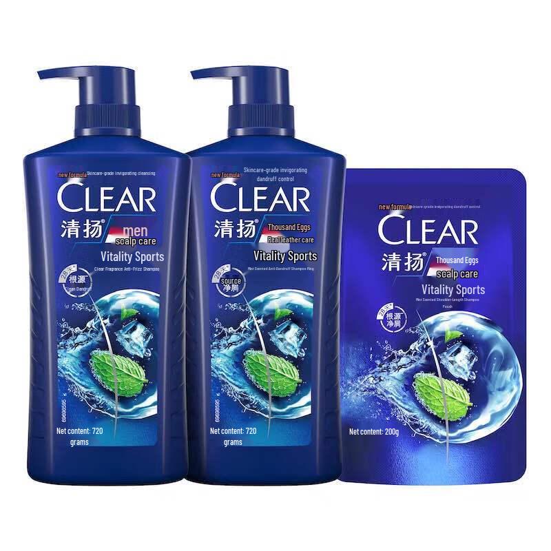 Clear Men Anti-Dandruff Shampoo Active Sport Mint Set
Clear Men Anti-Dandruff Shampoo Active Sport Mint Set