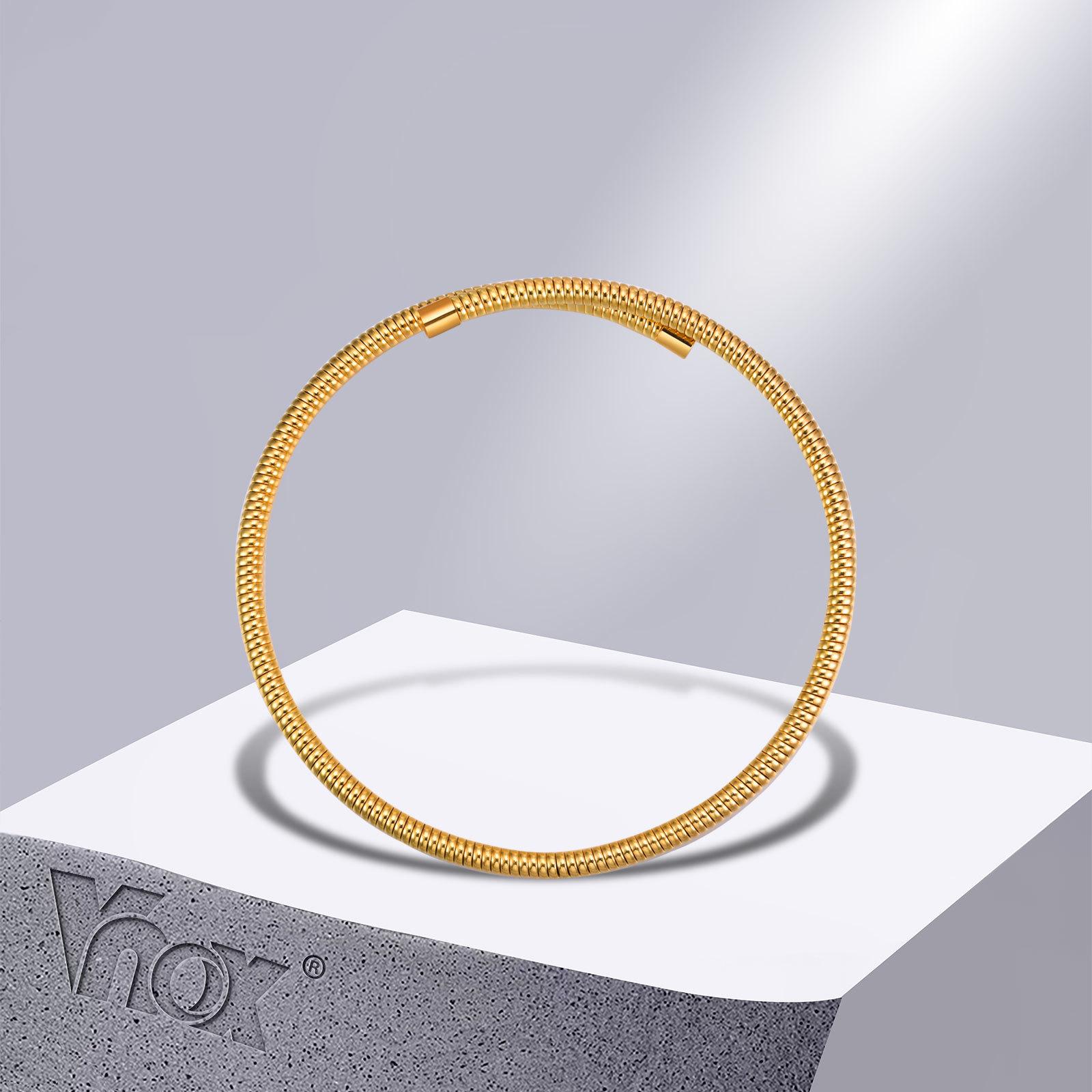 Vnox Cool Exaggerated Snake Bone Choker Necklaces for Women Lady, New Trendy Hip Hop Metal Chain Collar Party Gift Jewelry
Vnox Cool Exaggerated Snake Bone Choker Necklaces for Women Lady, New Trendy Hip Hop Metal Chain Collar Party Gift Jewelry