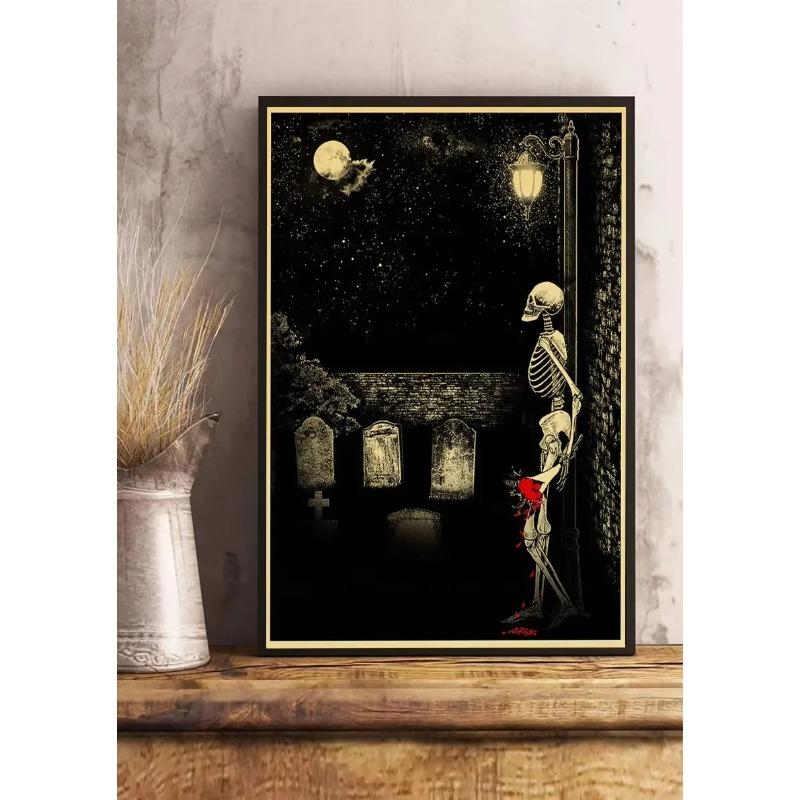 Simple Skull Posters Vintage Kraft Paper Prints Nostalgia Wall Sticker Home Decoration Bedroom Painting Fashion Bedroom Painting 21X30CMNo Framed
Simple Skull Posters Vintage Kraft Paper Prints Nostalgia Wall Sticker Home Decoration Bedroom Painting Fashion Bedroom Painting 21X30CMNo Framed