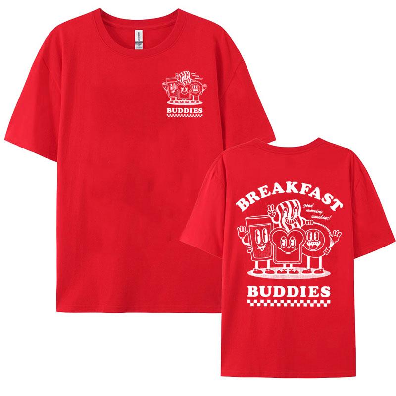 BREAKFAST BUDDIES Funny Meme T Shirt Mens Women Fashion Retro Cartoon Tee Shirt Cute Summer Casual Aesthetic Tshirt Streetwear S
BREAKFAST BUDDIES Funny Meme T Shirt Mens Women Fashion Retro Cartoon Tee Shirt Cute Summer Casual Aesthetic Tshirt Streetwear S