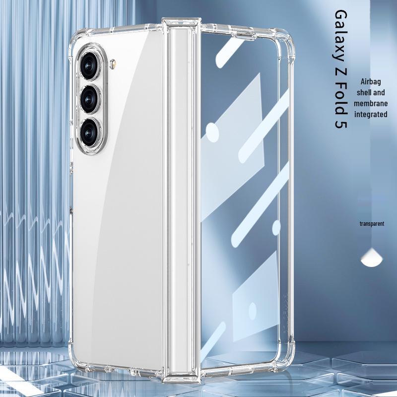 Прозрачный чехол для телефона Samsung Z Fold 5 с подушкой безопасности на шарнире и встроенной защитной пленкой Samsung Galaxy Z Fold 5
Прозрачный чехол для телефона Samsung Z Fold 5 с подушкой безопасности на шарнире и встроенной защитной пленкой Samsung Galaxy Z Fold 5