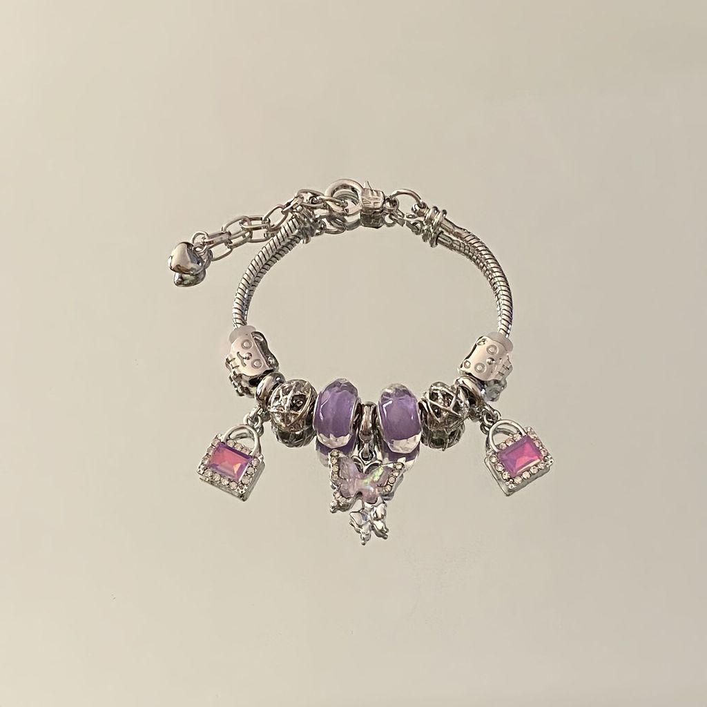 Alloy Butterfly Pendant Beaded Bracelet For Women Summer Fashion Accessory фіолетовий
Alloy Butterfly Pendant Beaded Bracelet For Women Summer Fashion Accessory фіолетовий