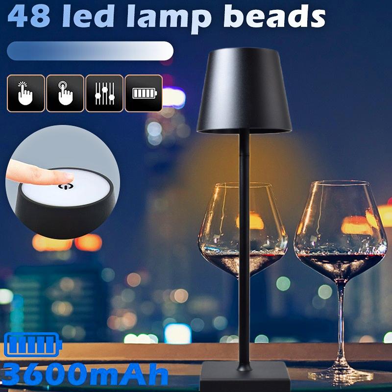 2Pack Cordless Table Lamps Dimmable Touch Bedside Lamp Rechargeable Eye-Protection Night Light Waterproof Portable Dinner Light
2Pack Cordless Table Lamps Dimmable Touch Bedside Lamp Rechargeable Eye-Protection Night Light Waterproof Portable Dinner Light