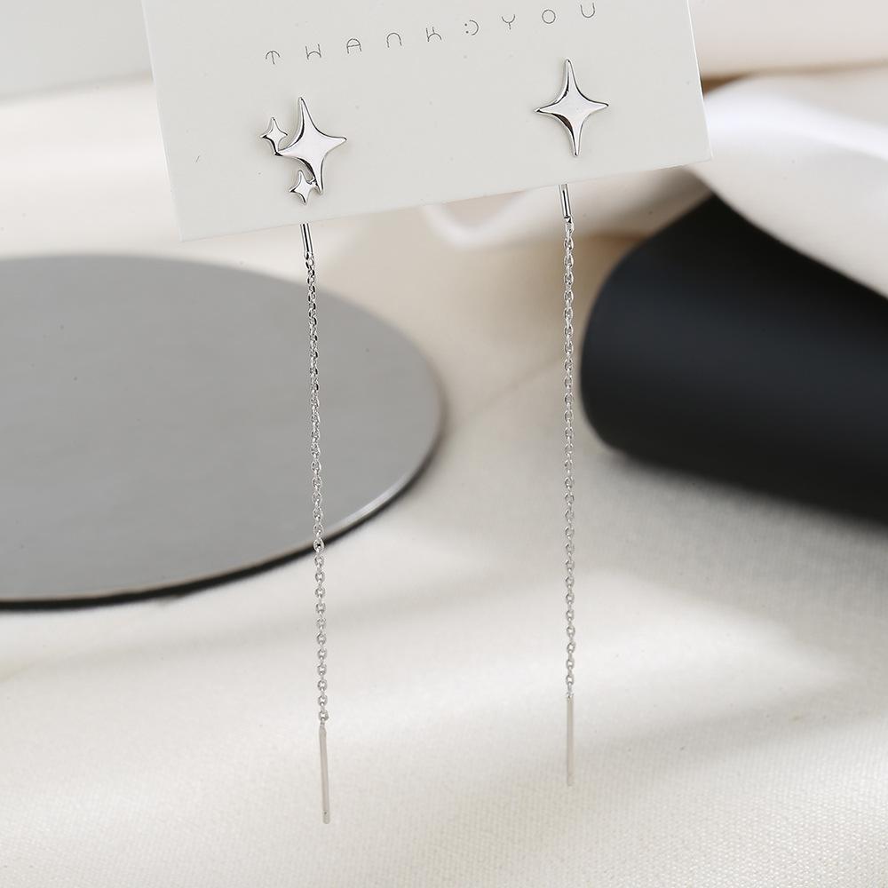 Luxury Shiny Zirconia Mang Star Stud Earrings For Women Elegant Crystal Geometric Long Piercing Earring Wedding Zircon Gift
Luxury Shiny Zirconia Mang Star Stud Earrings For Women Elegant Crystal Geometric Long Piercing Earring Wedding Zircon Gift