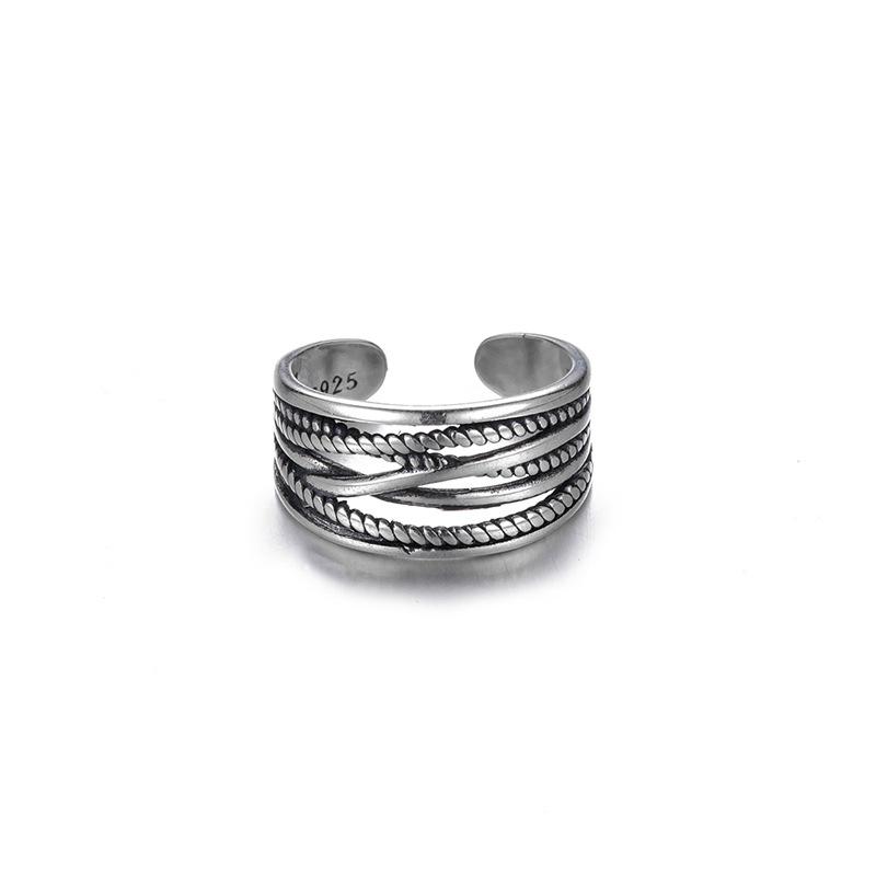 925 Sterling Silver Rings for Women Vintage Wedding Trendy Jewelry Large Adjustable Antique Rings Anillos білий
925 Sterling Silver Rings for Women Vintage Wedding Trendy Jewelry Large Adjustable Antique Rings Anillos білий