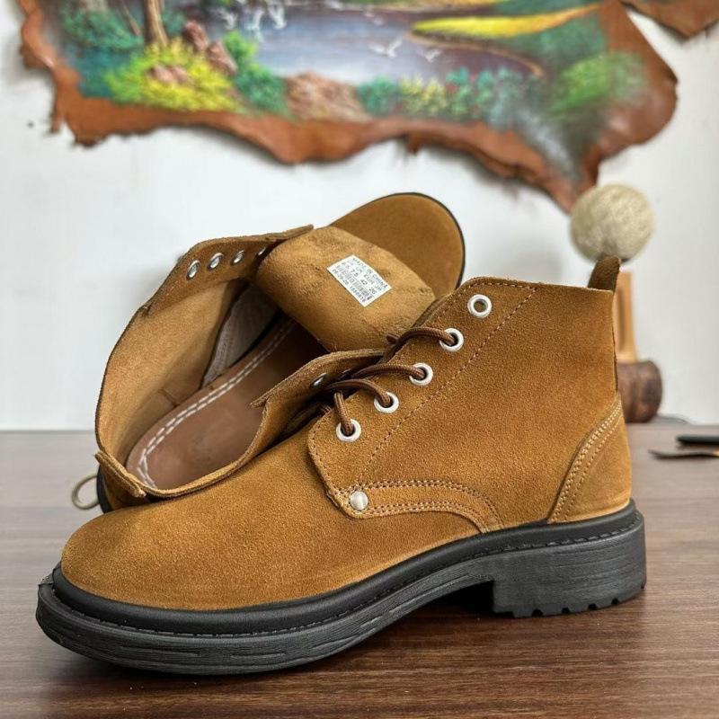 Fur leather shoes labor insurance shoes men s wear-resistant construction site old-fashioned big-headed shoes leather welder spring and autumn 46 коричневый
Fur leather shoes labor insurance shoes men s wear-resistant construction site old-fashioned big-headed shoes leather welder spring and autumn 46 коричневый