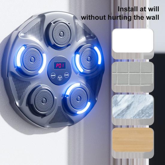 1 комплект боксерской мишени, музыкальная машина для бокса, умная Bluetooth-совместимая настенная установка со световыми эффектами, оборудование для тренировок по боксу, перфорирование, домашние тренировки
1 комплект боксерской мишени, музыкальная машина для бокса, умная Bluetooth-совместимая настенная установка со световыми эффектами, оборудование для тренировок по боксу, перфорирование, домашние тренировки