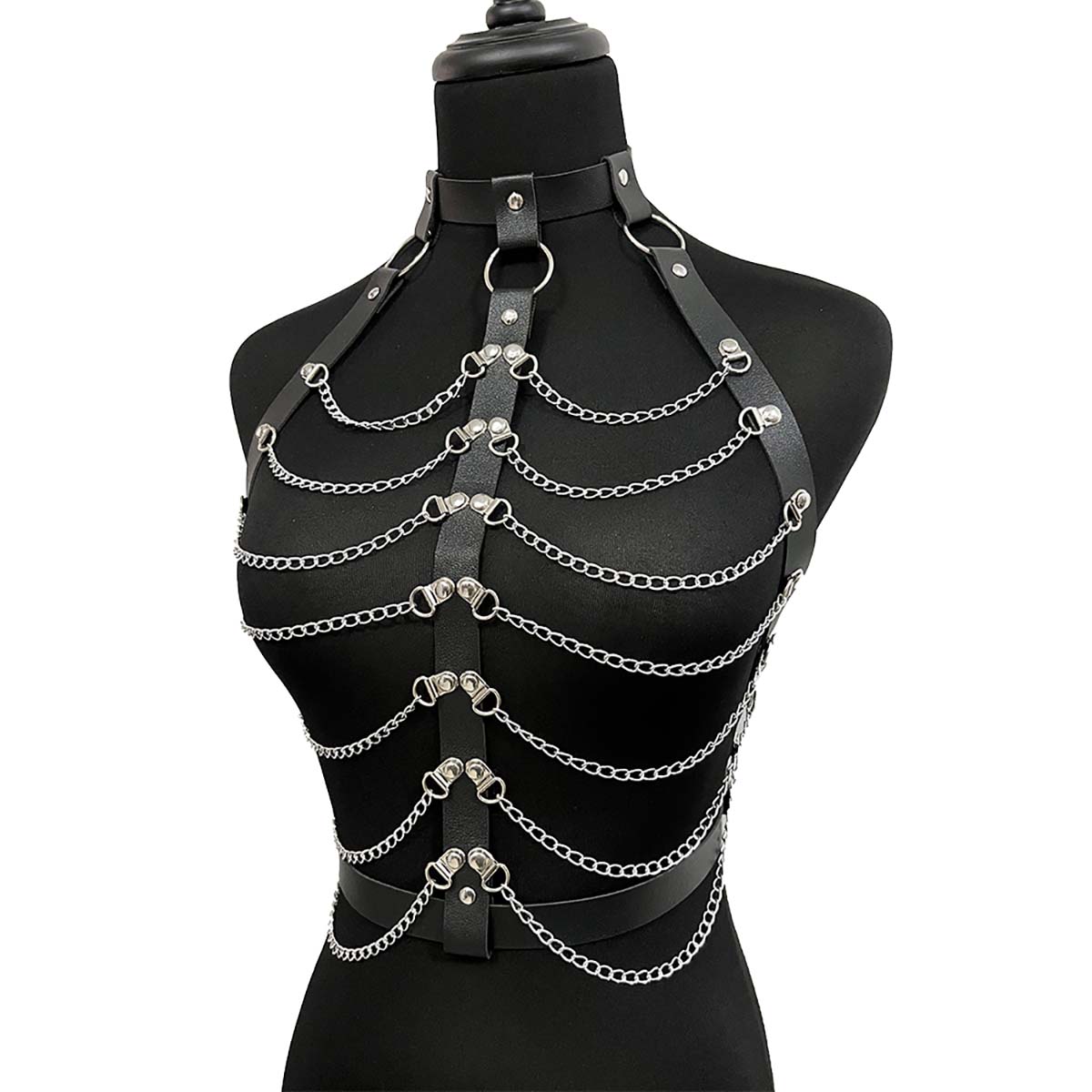 Women Sexy Body Chest Chain Harness Belt Belly Belt Chain Bondage Lingerie Gothic Fetish Clothing Exotic Accessorie
Women Sexy Body Chest Chain Harness Belt Belly Belt Chain Bondage Lingerie Gothic Fetish Clothing Exotic Accessorie
