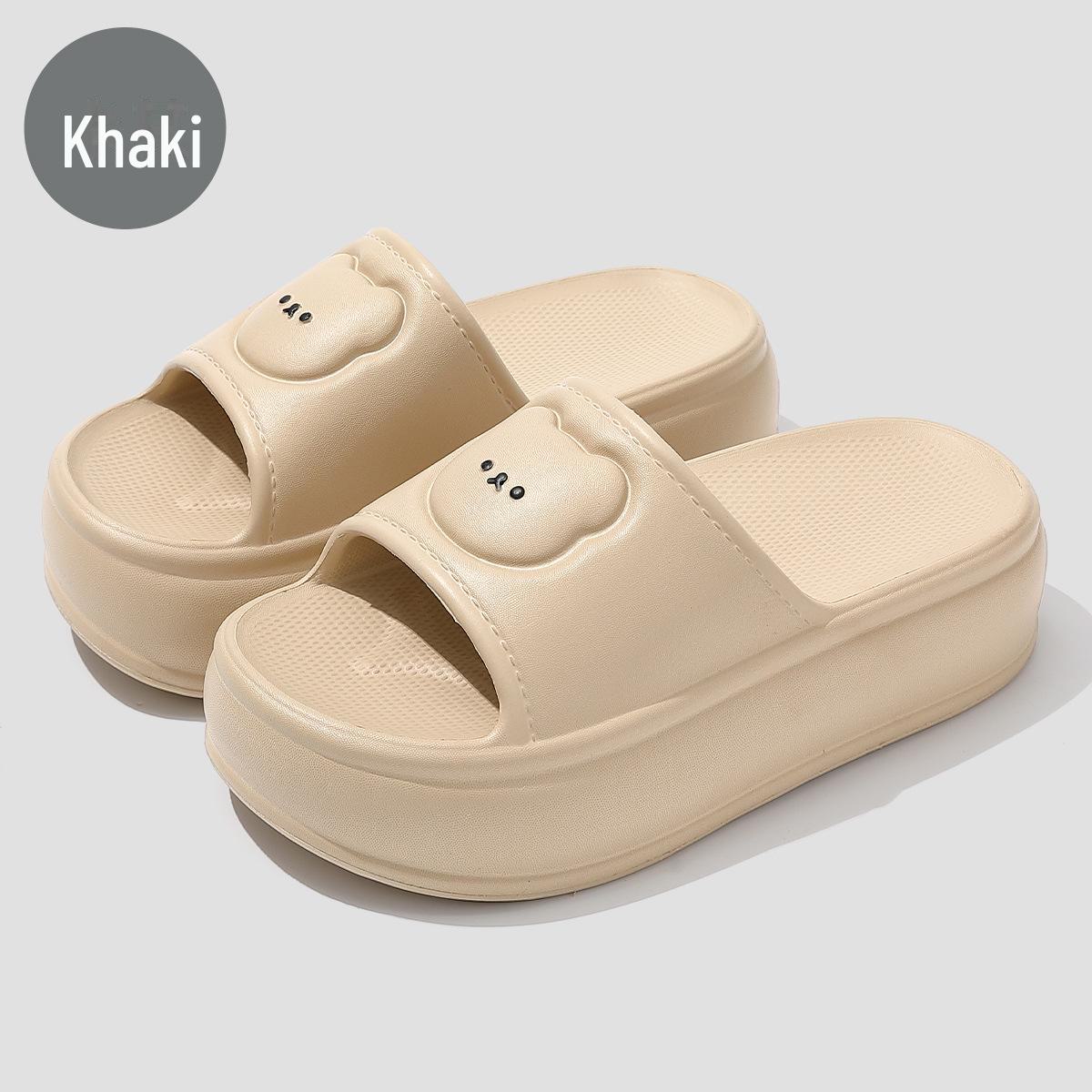 Женские тапочки из ЭВА на толстой подошве с милым дизайном в виде медведя, нескользящие летние сандалии для улицы и дома 37-38
Женские тапочки из ЭВА на толстой подошве с милым дизайном в виде медведя, нескользящие летние сандалии для улицы и дома 37-38