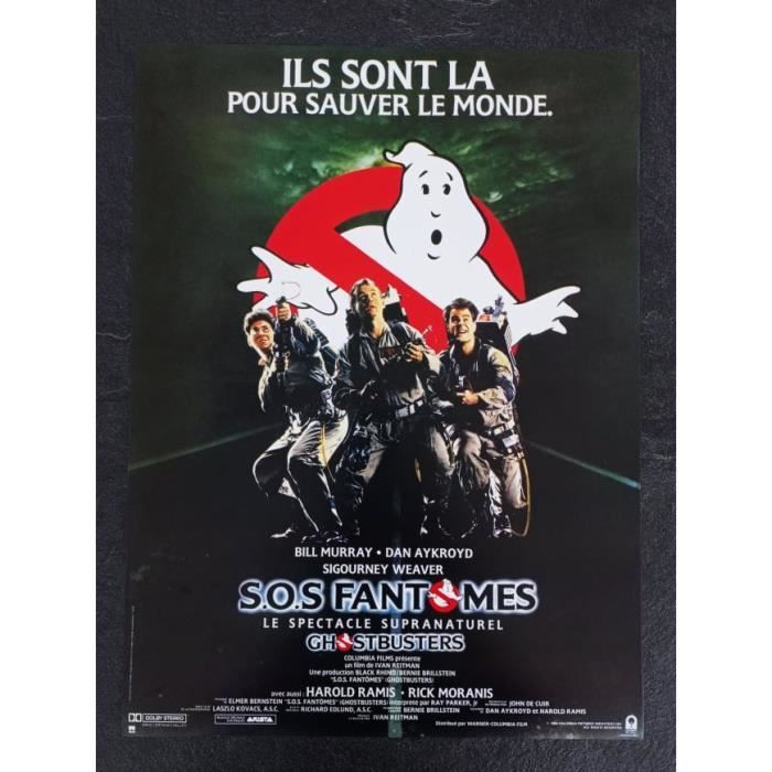 S.O.S fantômes Affiche originale de cinéma Roulée 53x39cm Ivan Reitman Bill Murray Retirage
S.O.S fantômes Affiche originale de cinéma Roulée 53x39cm Ivan Reitman Bill Murray Retirage