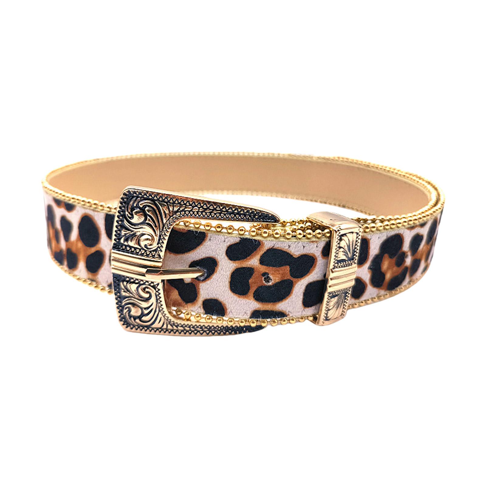 2000s Leopard Print Belt for Casual Party with Beaded Trim Pin Buckle Belt for Jeans Pants Decorative Fashion Waistband бежевый
2000s Leopard Print Belt for Casual Party with Beaded Trim Pin Buckle Belt for Jeans Pants Decorative Fashion Waistband бежевый