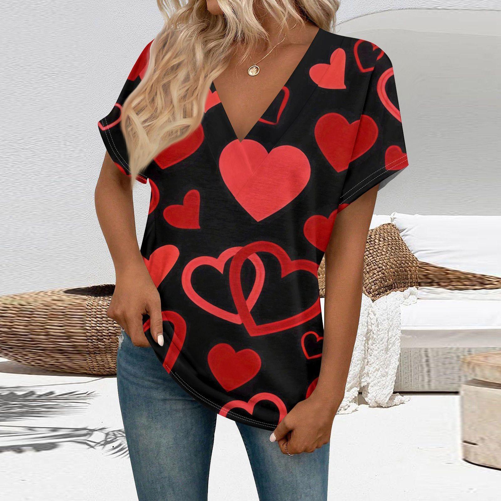 Футболки с коротким рукавом, футболки с v-образным вырезом, женские модные топы, модные легкие, мягкие повседневные летние наряды XXL
Футболки с коротким рукавом, футболки с v-образным вырезом, женские модные топы, модные легкие, мягкие повседневные летние наряды XXL