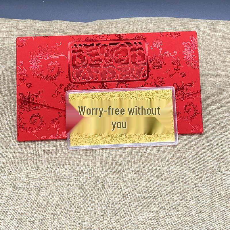 Golden Peace & Success Red Envelope Souvenir Sticker Gift
Golden Peace & Success Red Envelope Souvenir Sticker Gift