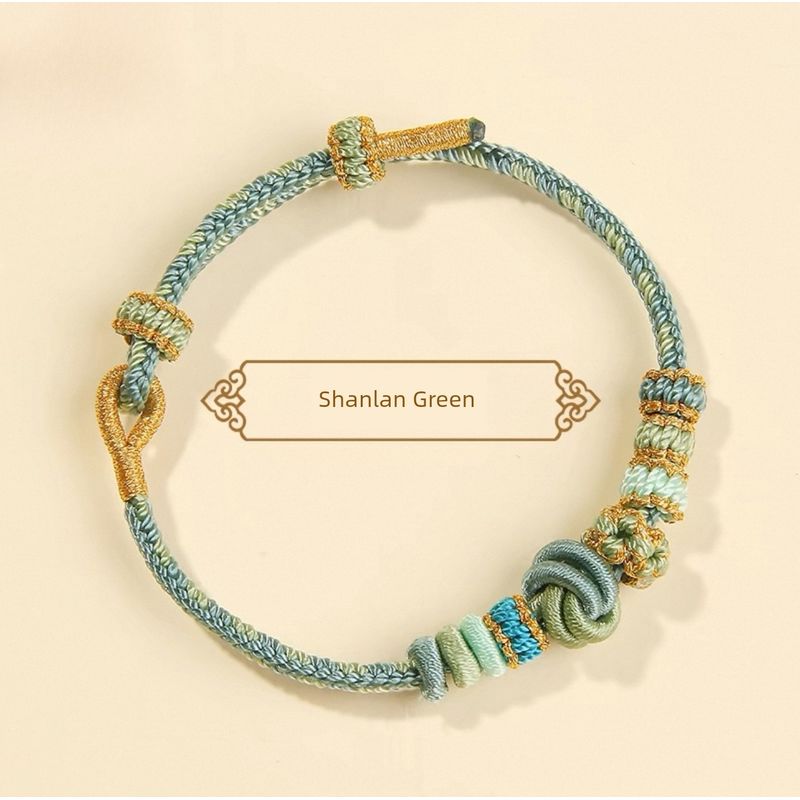 Плетеный ручной ремешок, парный браслет, носимый, золотые бусины на удачу, DIY, ручная работа, полуфабрикаты, год животного, красная веревочка для мужчин и женщин Shanlan Green
Плетеный ручной ремешок, парный браслет, носимый, золотые бусины на удачу, DIY, ручная работа, полуфабрикаты, год животного, красная веревочка для мужчин и женщин Shanlan Green