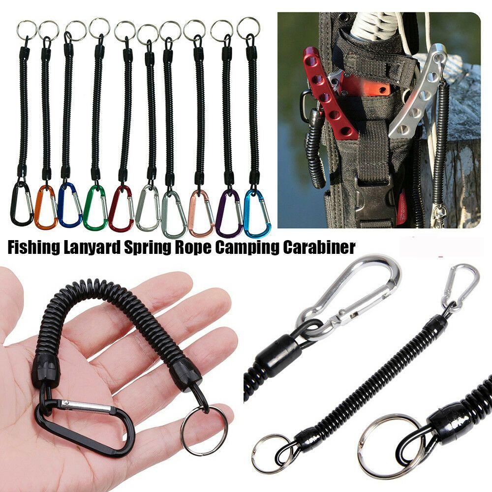 Hiking Secure Elastic Keyring Tools Anti-lost Tackle Fishing String Carabiner Lanyards Spring Rope
Hiking Secure Elastic Keyring Tools Anti-lost Tackle Fishing String Carabiner Lanyards Spring Rope