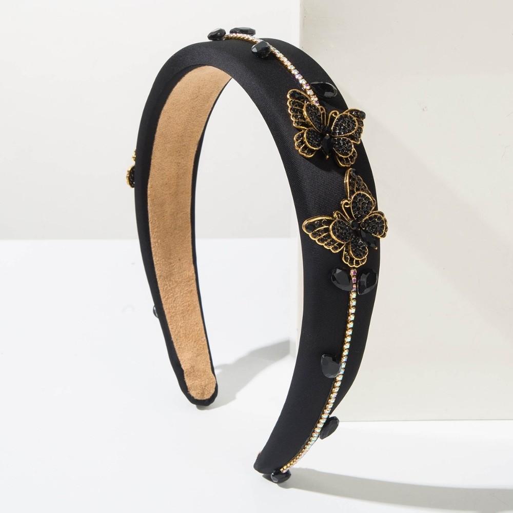New Butterfly Rhinestone Baroque Headband Shiny Crystal Beads Court Style Hair Hoop Full Diamond Wide Hairbands Lady Headwear чёрный
New Butterfly Rhinestone Baroque Headband Shiny Crystal Beads Court Style Hair Hoop Full Diamond Wide Hairbands Lady Headwear чёрный
