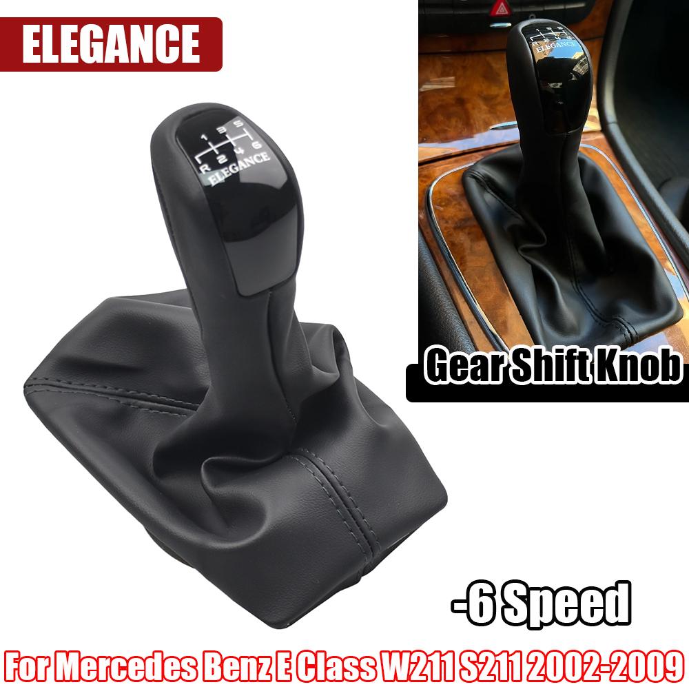 For Mercedes Benz E Class W211 S211 2002 2003 2004 2005 2006 2007 2008 2009 Car 6 Speed Gear Shift Level Knob With Boot ELEGANCE
For Mercedes Benz E Class W211 S211 2002 2003 2004 2005 2006 2007 2008 2009 Car 6 Speed Gear Shift Level Knob With Boot ELEGANCE