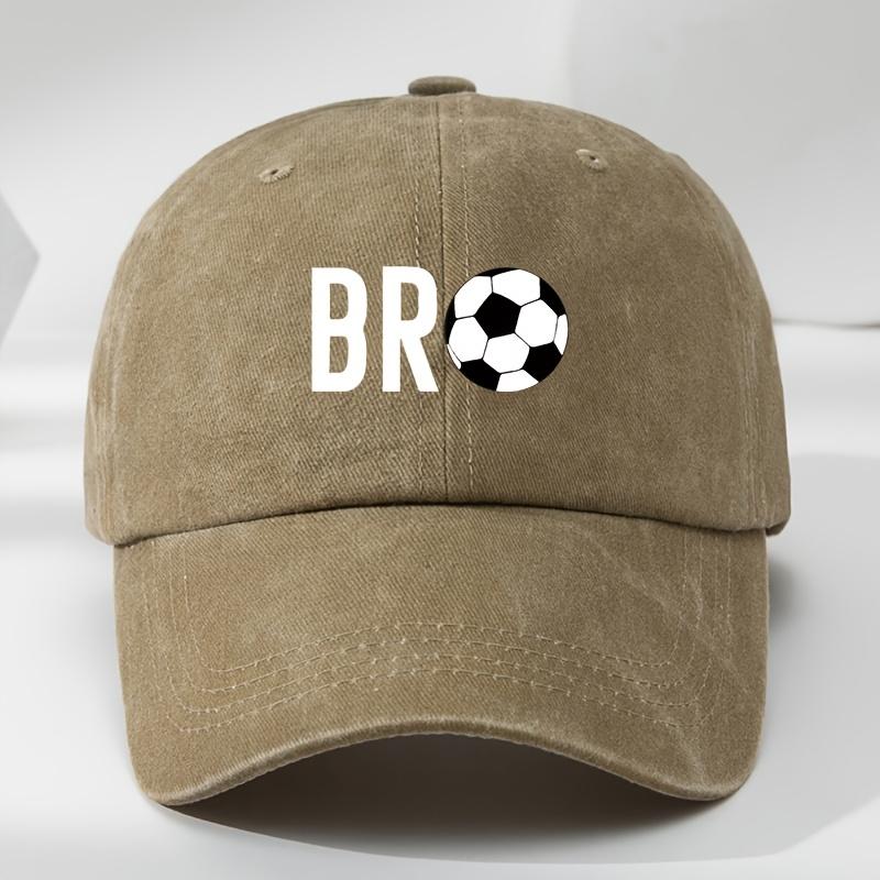 BR Football Print Baseball Cap Classic Washed Old Retro Peaked Cap Soft Top Adjustable Moisture Absorption Breathable Sun Visor Hat хакі
BR Football Print Baseball Cap Classic Washed Old Retro Peaked Cap Soft Top Adjustable Moisture Absorption Breathable Sun Visor Hat хакі