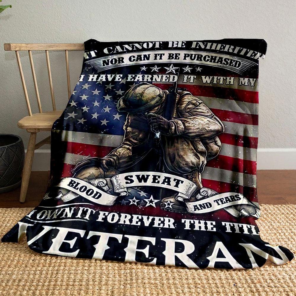Veteran US Flag Sweat Blood Tears Blanket bedroom Blanket for Livingroom Couch lunch break Soft throw for Friend s festival Gift 80cm x 120cm
Veteran US Flag Sweat Blood Tears Blanket bedroom Blanket for Livingroom Couch lunch break Soft throw for Friend s festival Gift 80cm x 120cm