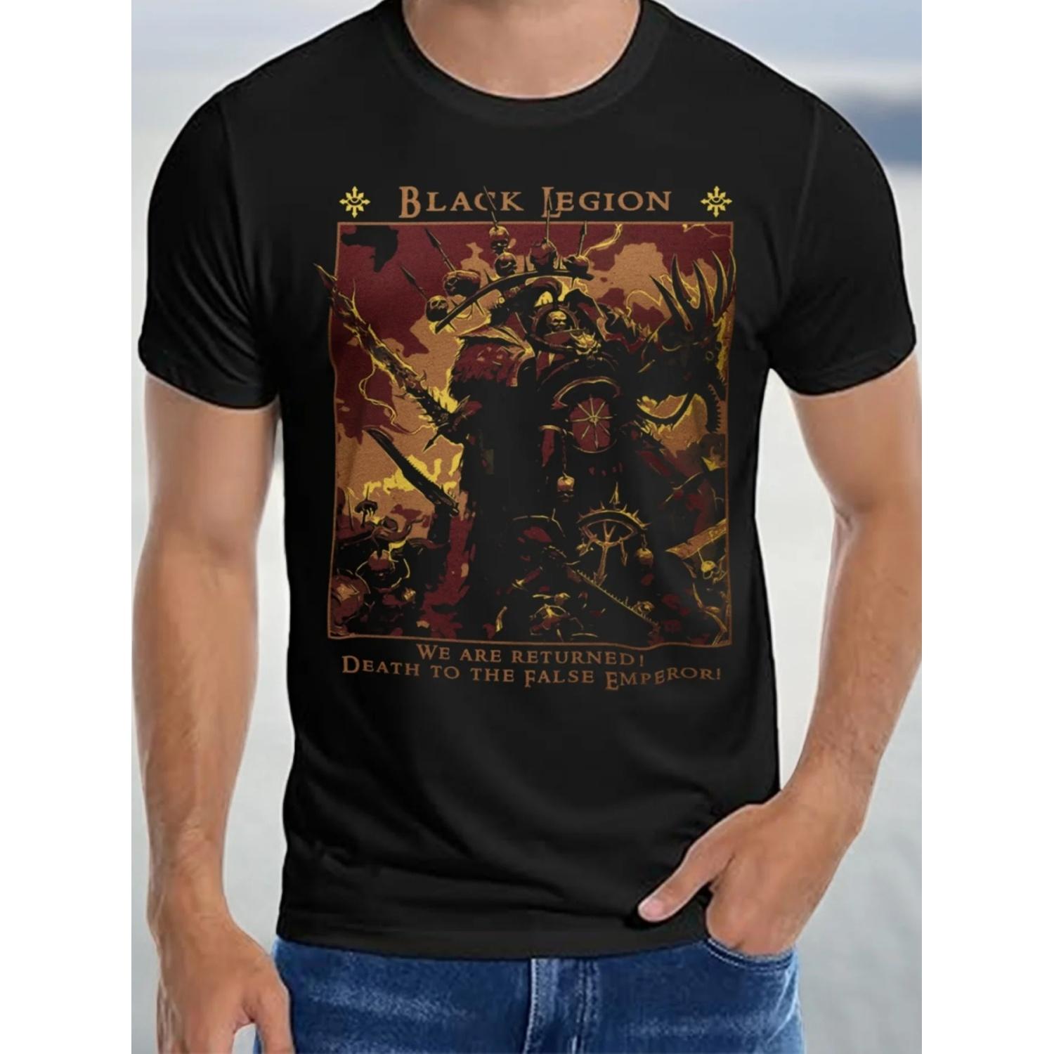 Men s Gothic Fantasy T-shirt -Black Legion Dark Conflict Era Printed T-shirt Suitable for Medieval Combat Themes and Casual Wear S чёрный
Men s Gothic Fantasy T-shirt -Black Legion Dark Conflict Era Printed T-shirt Suitable for Medieval Combat Themes and Casual Wear S чёрный