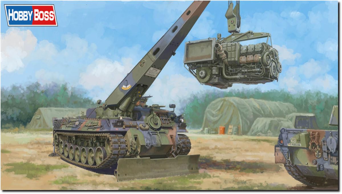 Hobby Boss Fighting Vehicle Series Germany BPz2A2 Buffalo Tank Recovery Vehicle Plastic Model 84568 1/35 (Military Vehicle)
Hobby Boss Fighting Vehicle Series Germany BPz2A2 Buffalo Tank Recovery Vehicle Plastic Model 84568 1/35 (Military Vehicle)