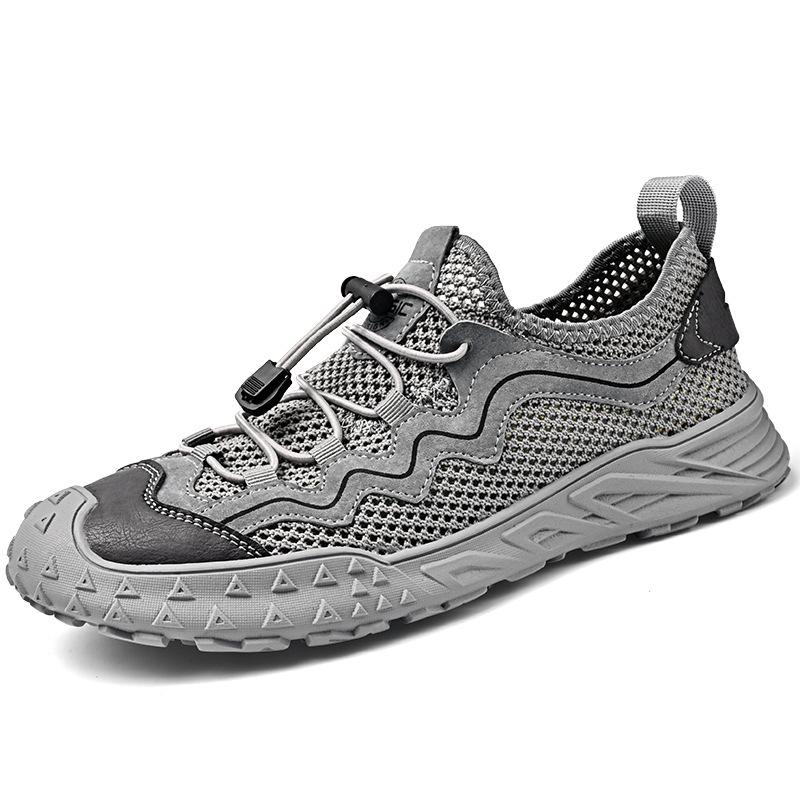 Mesh men s leather breathable hollow travel shoes outdoor leisure sports men s shoes 46 сірий колір
Mesh men s leather breathable hollow travel shoes outdoor leisure sports men s shoes 46 сірий колір