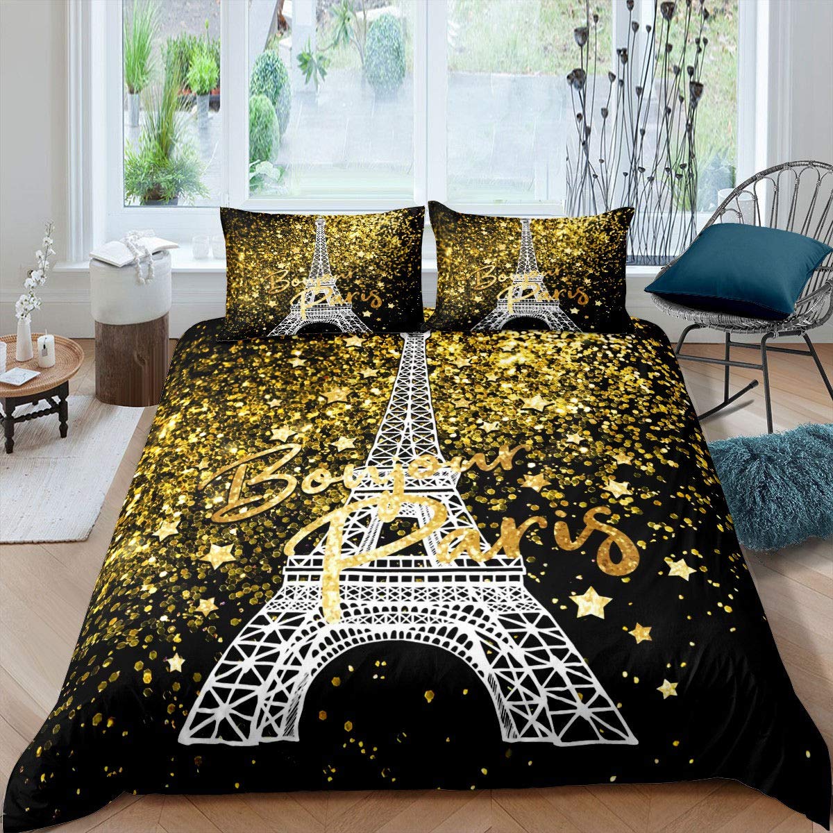 Comforter Eiffel Tower King Size Love Heart Bedding Set Paris City Polyester Building Set For Girls France Urban Style Comforter (quilt)-EU Single(135*200cm)3pcs
Comforter Eiffel Tower King Size Love Heart Bedding Set Paris City Polyester Building Set For Girls France Urban Style Comforter (quilt)-EU Single(135*200cm)3pcs