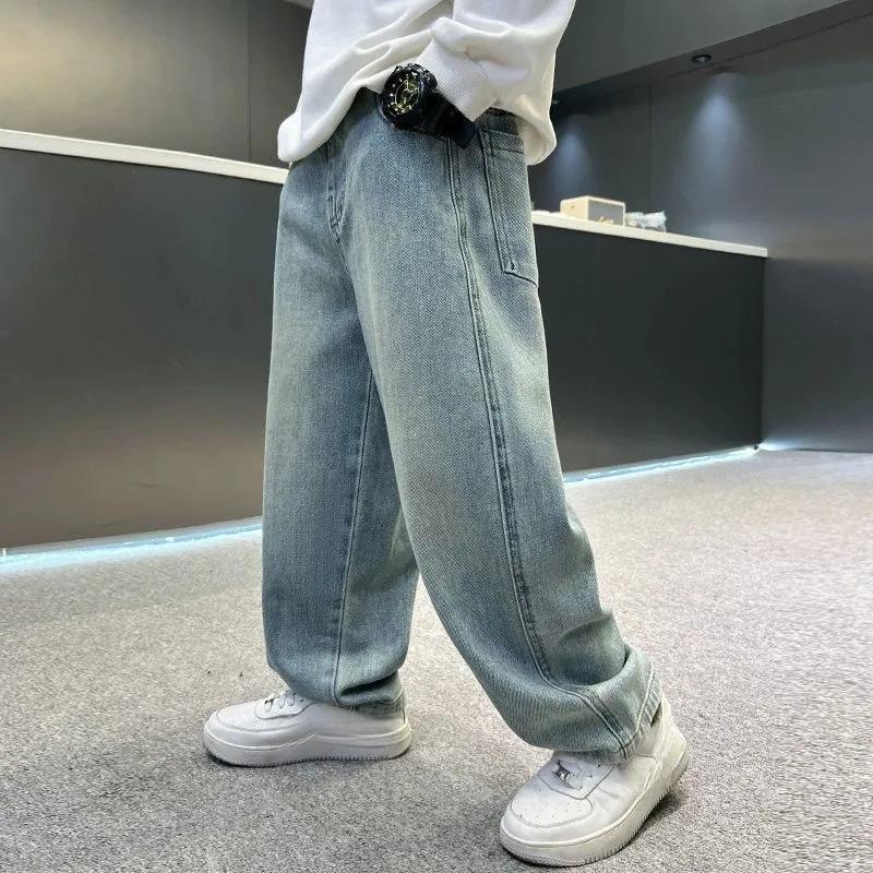 Детская одежда для мальчиков, весенняя одежда, джинсы, брюки прямого кроя, красивые свободные брюки для мальчиков 170
Детская одежда для мальчиков, весенняя одежда, джинсы, брюки прямого кроя, красивые свободные брюки для мальчиков 170