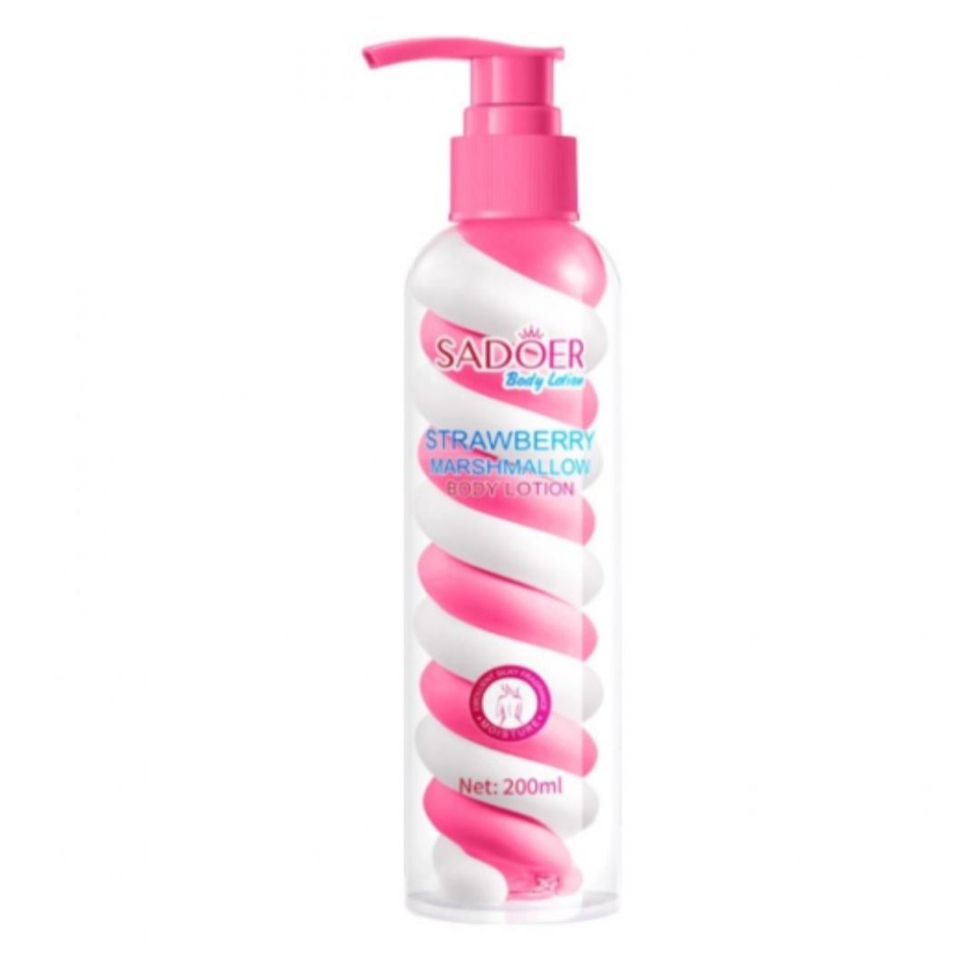 Body lotion with strawberry extract SADOER STRAWBERRY MARSHMALLOW BODY LOTION - 200 ml
Body lotion with strawberry extract SADOER STRAWBERRY MARSHMALLOW BODY LOTION - 200 ml
