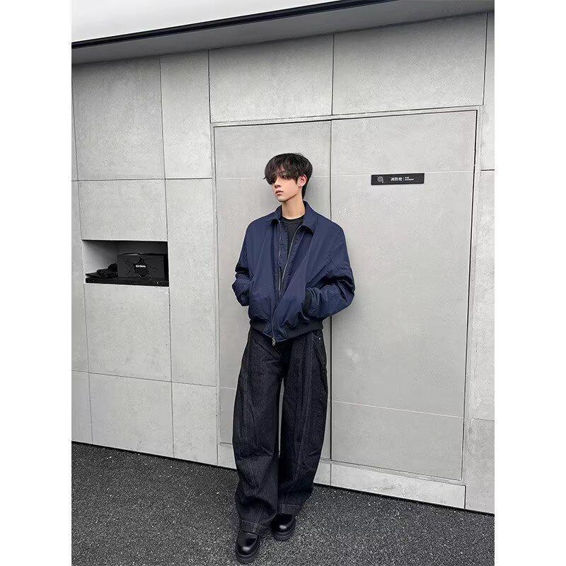 2025 Men s Spring/Autumn Pique Cool Jacket: High Street Fashion, Hong Kong, Japanese Harajuku, Korean Trend, Loose Fit 2XL синій
2025 Men s Spring/Autumn Pique Cool Jacket: High Street Fashion, Hong Kong, Japanese Harajuku, Korean Trend, Loose Fit 2XL синій