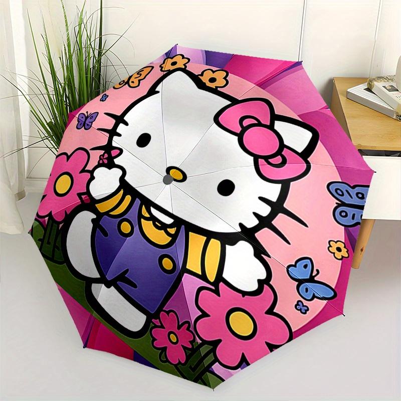 Hello Kitty,Floral Automatic Folding Umbrella-Simple 8-Rib Design, Bright Cartoon Pattern, Durable Iron Frame, Suitable For Travel, Outdoor,
Hello Kitty,Floral Automatic Folding Umbrella-Simple 8-Rib Design, Bright Cartoon Pattern, Durable Iron Frame, Suitable For Travel, Outdoor,