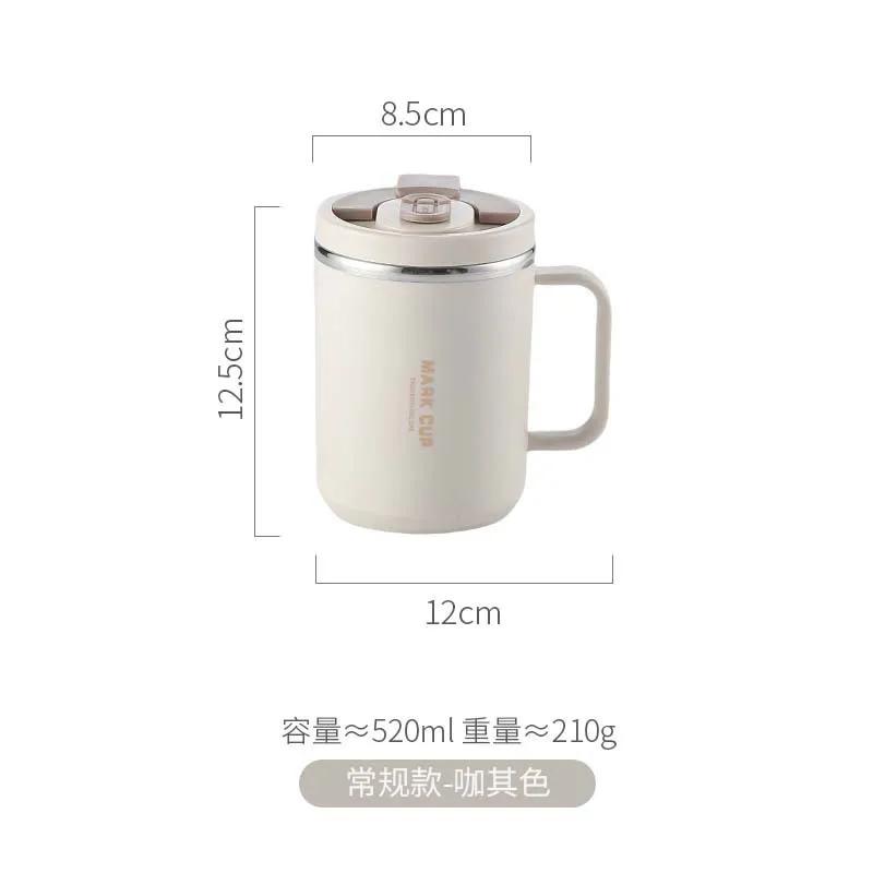 Hot 520ML Insulated Coffee Mug with Handle, Shatterproof 304 Stainless Steel Coffee Mug, Double Wall Vacuum Water Cup 501-600ml
Hot 520ML Insulated Coffee Mug with Handle, Shatterproof 304 Stainless Steel Coffee Mug, Double Wall Vacuum Water Cup 501-600ml