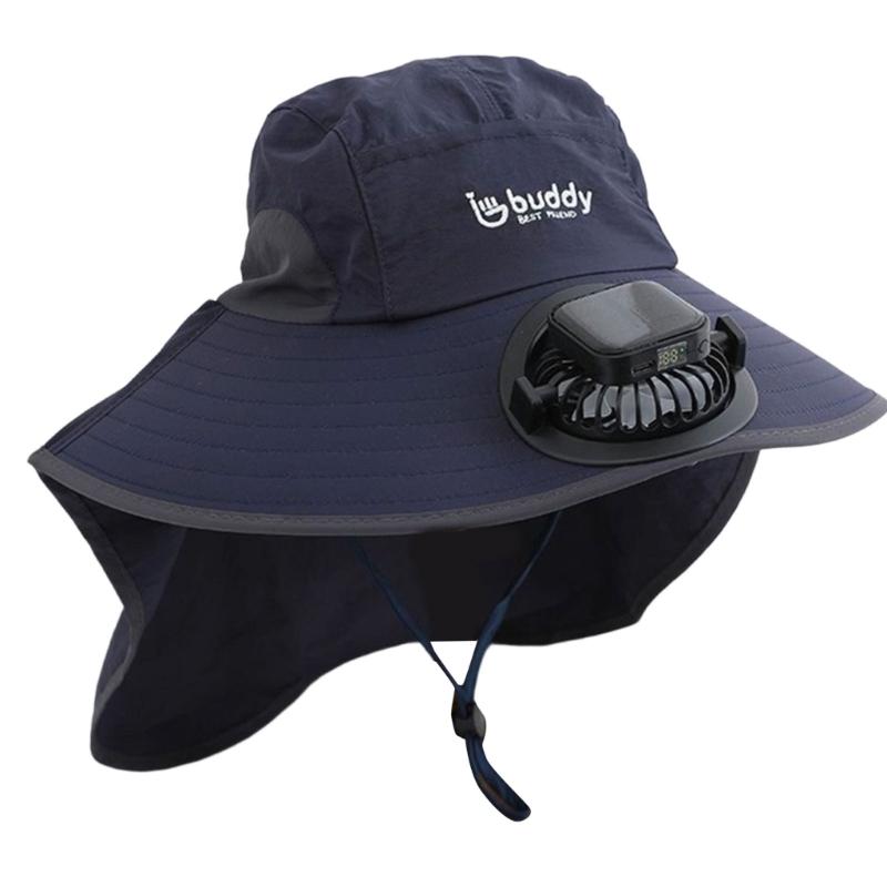 Solar Powered Cooling Hat With Solar Fan Adjustable Fan Breathable Neck Flap For Outdoor Fishing Camping Hiking темно-синий
Solar Powered Cooling Hat With Solar Fan Adjustable Fan Breathable Neck Flap For Outdoor Fishing Camping Hiking темно-синий
