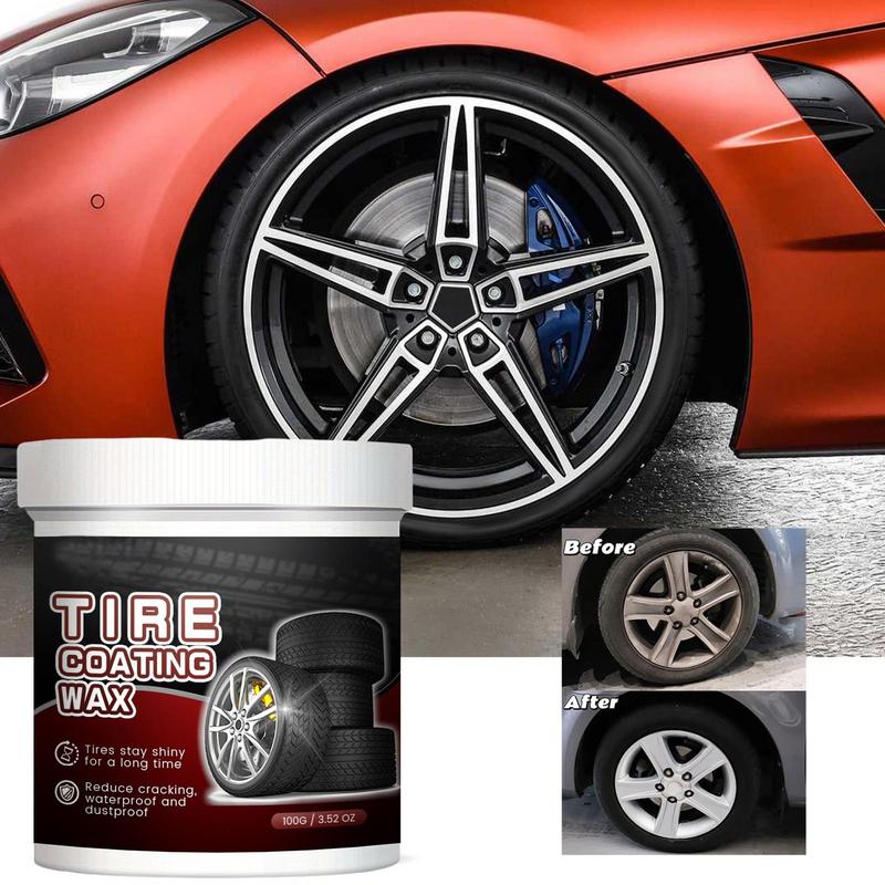 100g Tire Coating Wax Fast-Acting Rim Cleaner Dust Remover Car Tire Retreading Cleaning Cream Car Cleaning Supplies CHINA
100g Tire Coating Wax Fast-Acting Rim Cleaner Dust Remover Car Tire Retreading Cleaning Cream Car Cleaning Supplies CHINA