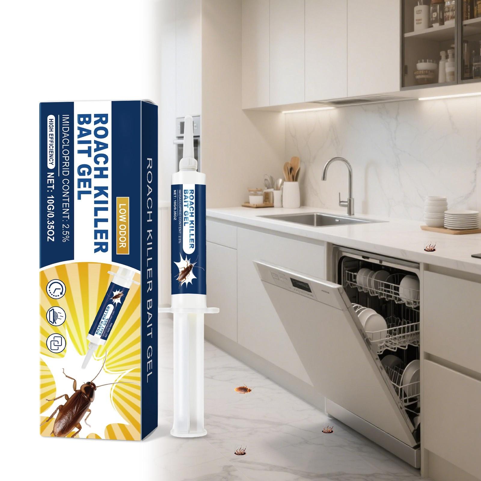 Мазь от тараканов, Бытовой инсектицид, И без запаха для домашнего использования, Кухня, Ванная комната, Дверь, Двор One Size