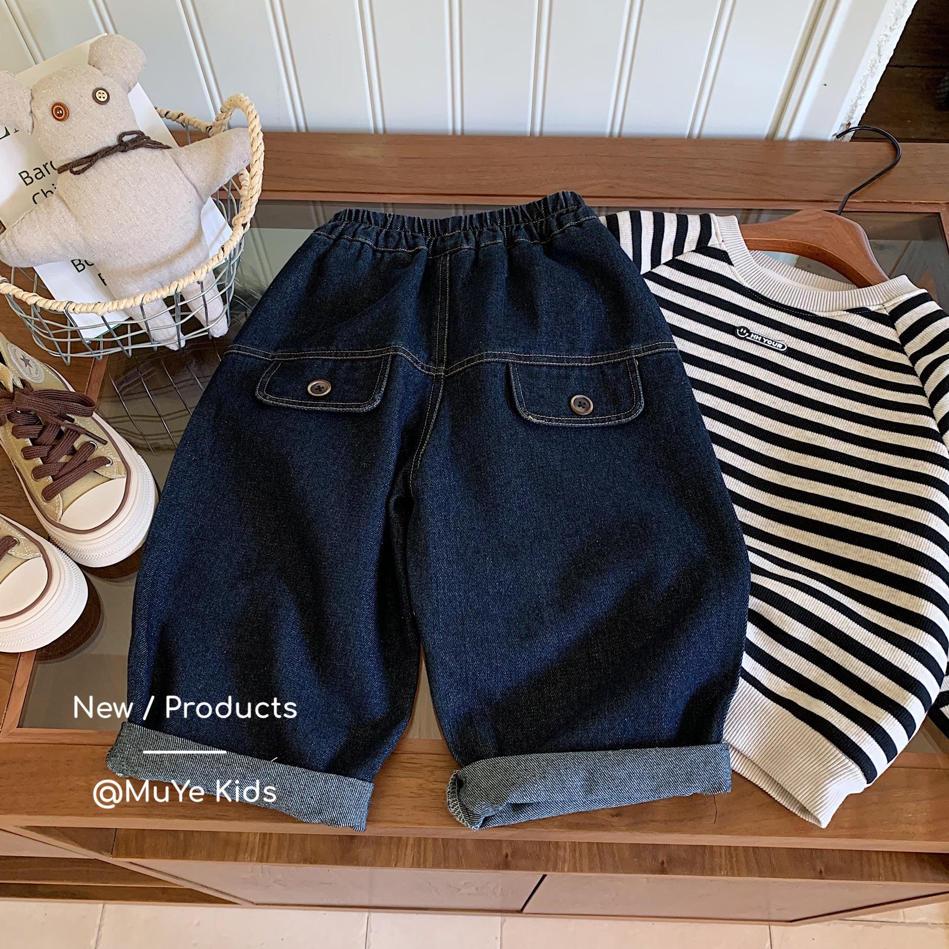 Spring 2025 Boys Korean Fashion Jeans - Casual, Versatile Long Pants for Kids 110 cm джинсовый синий
Spring 2025 Boys Korean Fashion Jeans - Casual, Versatile Long Pants for Kids 110 cm джинсовый синий