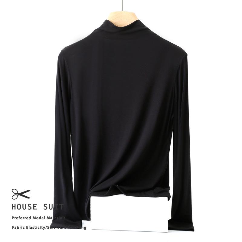 Women s Slim Fit Modal Long Sleeve High Neck Top - Fashionable, Versatile Base Layer for Spring/Autumn Large
Women s Slim Fit Modal Long Sleeve High Neck Top - Fashionable, Versatile Base Layer for Spring/Autumn Large