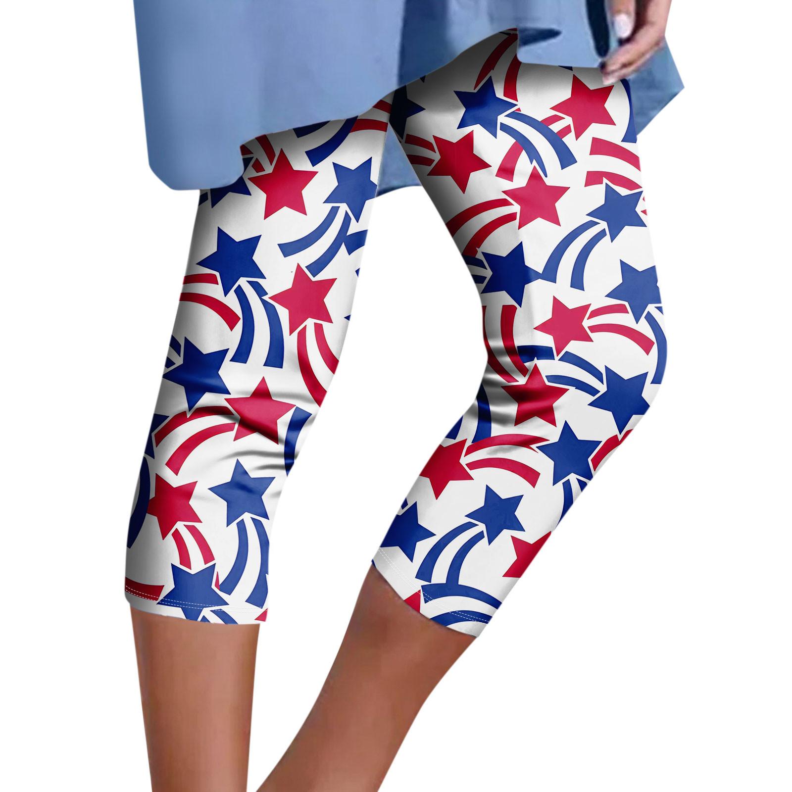 Женские модные повседневные брюки с принтом на День независимости, седьмые брюки M синий
Женские модные повседневные брюки с принтом на День независимости, седьмые брюки M синий