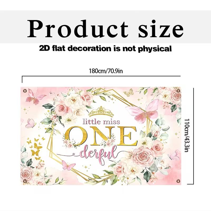 2D Watercolor Rose Onederful Banner Backdrop for First Birthday Party Supplies 47.2x31.5inch/120*80cm
2D Watercolor Rose Onederful Banner Backdrop for First Birthday Party Supplies 47.2x31.5inch/120*80cm