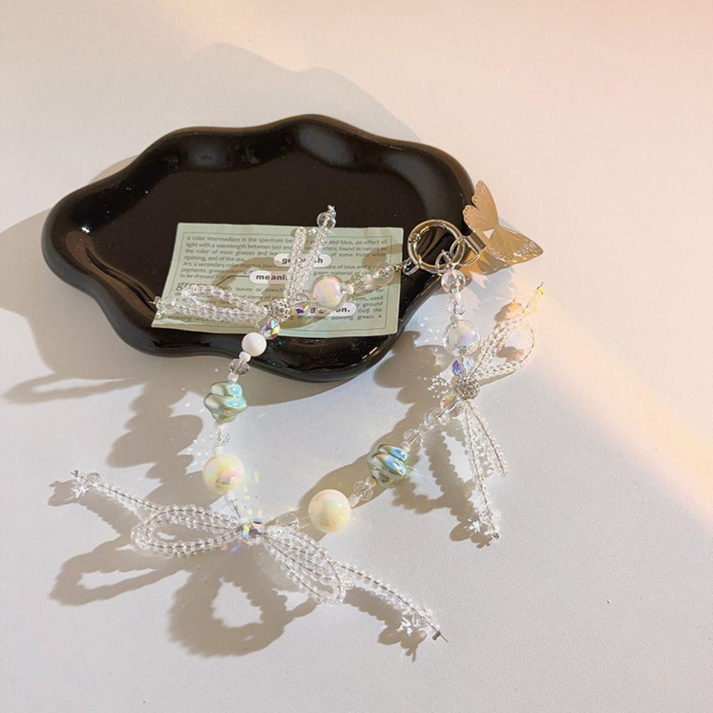 Bow Bead Phone Pendant Candy Color Phone Wrist Strap Charm Beaded Phone Chain Girls Gift білий
Bow Bead Phone Pendant Candy Color Phone Wrist Strap Charm Beaded Phone Chain Girls Gift білий