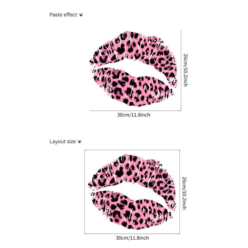 Наклейка на стену «Леопардовый принт, красные губы» - Гламурное украшение для спальни
Наклейка на стену «Леопардовый принт, красные губы» - Гламурное украшение для спальни