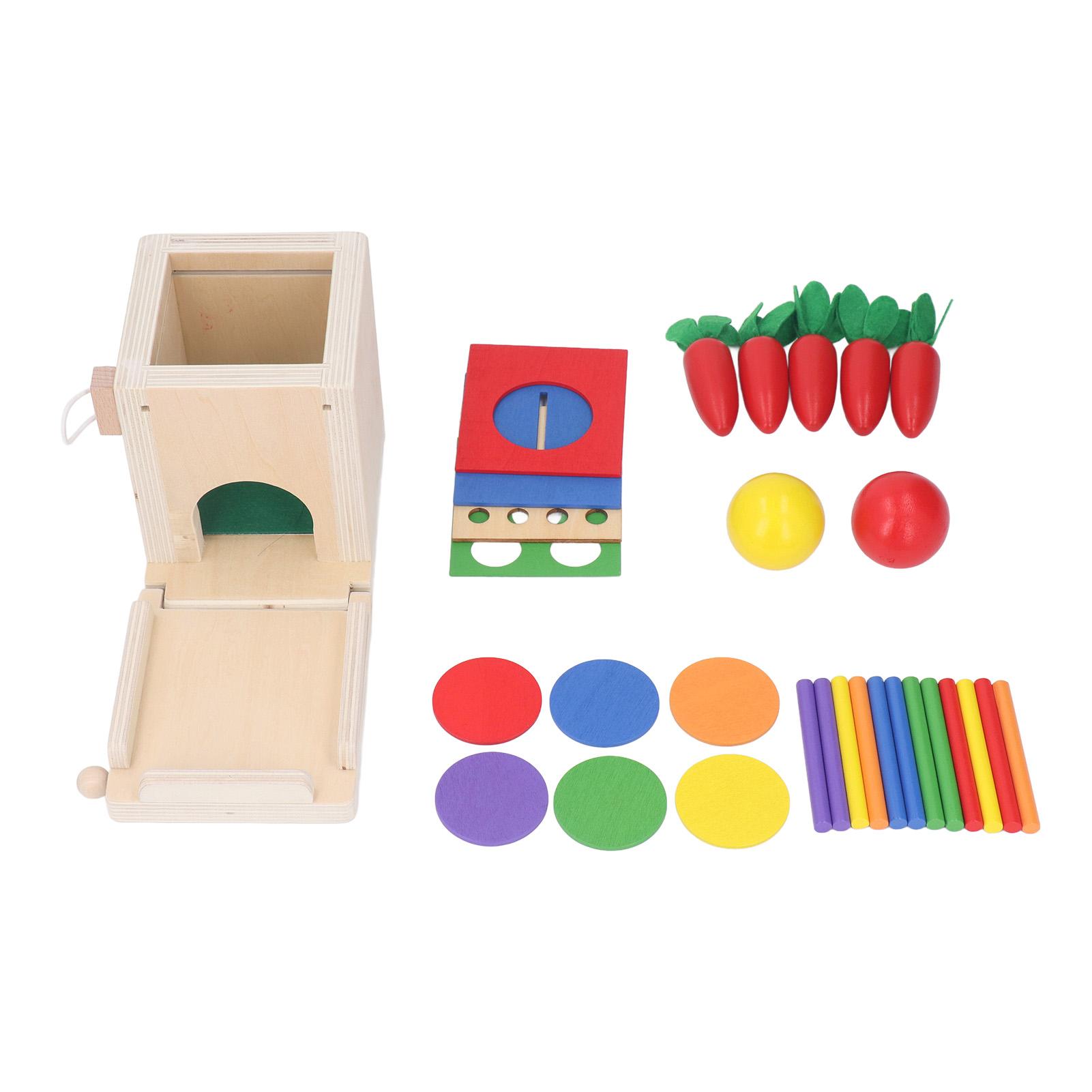 4 in 1 Wooden Montessori Toys Montessori Wooden Educational Toys Includes Object Permanence Box
4 in 1 Wooden Montessori Toys Montessori Wooden Educational Toys Includes Object Permanence Box
