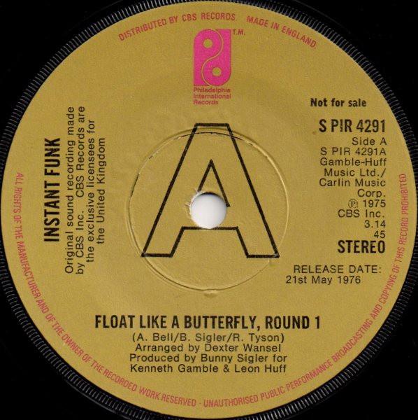 7inch Record INSTANT FUNK - Float Like A Butterfly SPIR4291PROMO Philadelphia In 1976 UK Soul/Funk Used
7inch Record INSTANT FUNK - Float Like A Butterfly SPIR4291PROMO Philadelphia In 1976 UK Soul/Funk Used