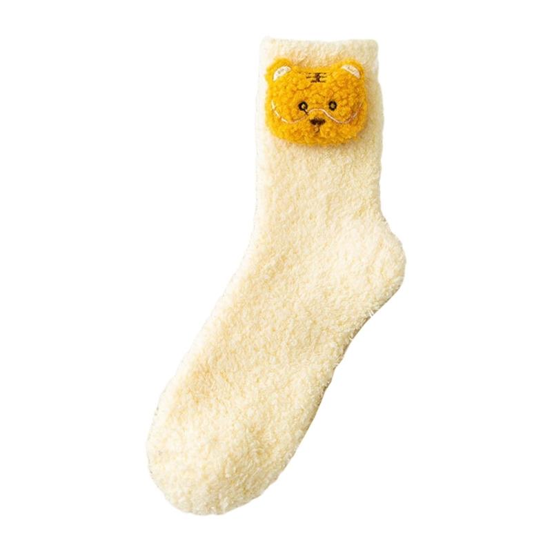 Fuzzy Socks for Women Girl Winter Warm Coral Fleece Floor Socks 3D Stuffed Animal Doll Furry Bed Socks for Home Sleeping светло-желтого
Fuzzy Socks for Women Girl Winter Warm Coral Fleece Floor Socks 3D Stuffed Animal Doll Furry Bed Socks for Home Sleeping светло-желтого